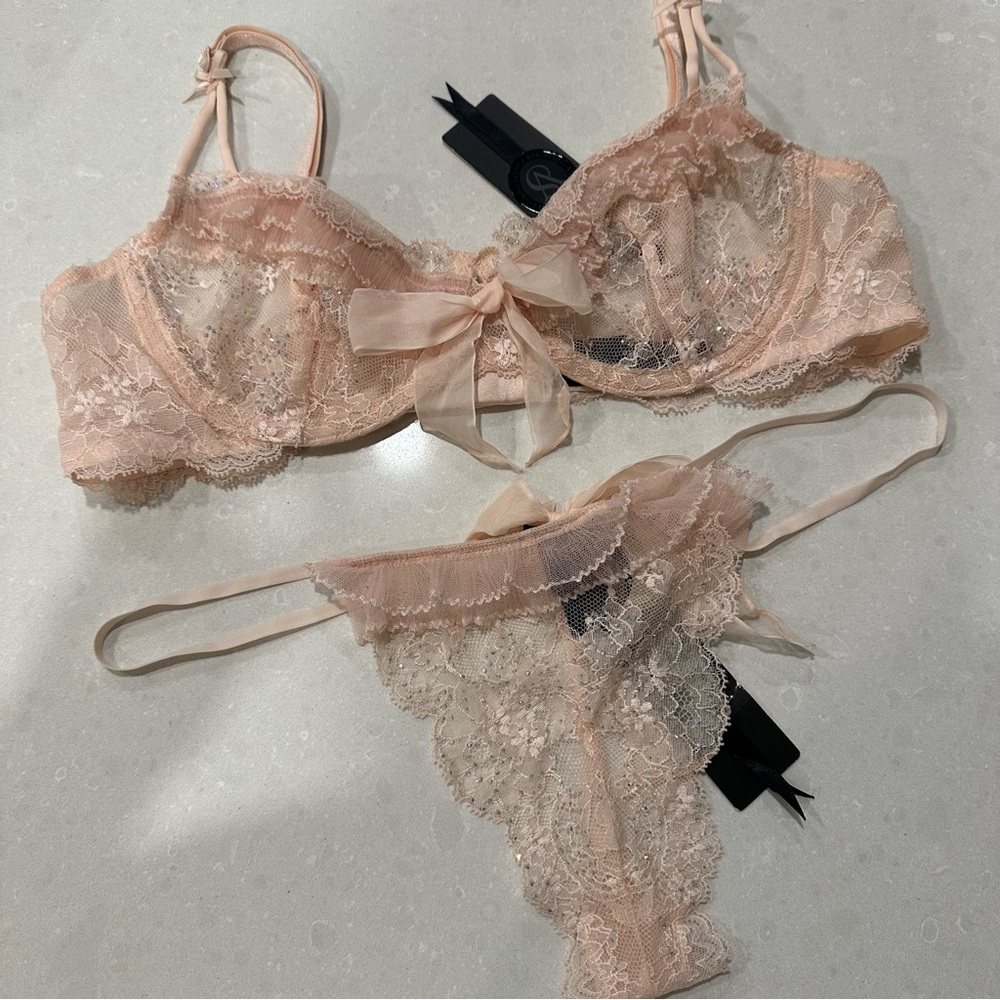 Victoria's Secret Designer Fashion Show 2012 Bra & M Panty Set Swarovski Crystal